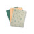 Mulltuch-3-er Pack "Green Cactus", 100% Baumwolle (kbA),70x70cm² Mullwindeln = Mulltücher