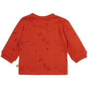 Shirt "Pilze und Blätter auf terracotta", "100%" Baumwolle (kbA)