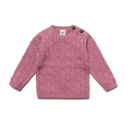 Strickpulli "Puri-Granatapfel", StrukturStrick,...