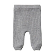 Hose "Puri grau", PerlfangStrick, 100% Wolle