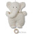 Spieluhr "Efie-Elli Elefant" mit "Brahms Wiegenlied", mit Holzring, 100% Baumwolle (kbA), Füllung: 100% Wolle
