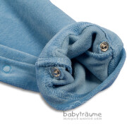 Nicky-Hose mitwachsend, blau,100% Baumwolle (kbA)-Nicky, Größe 62/68