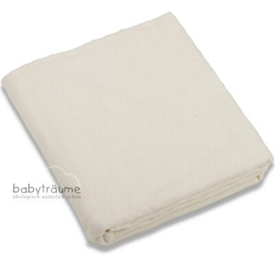 Moltonwindel - flauschig + dick -, 100% Baumwolle (kbA), natur, 80x80cm², 1 Stück