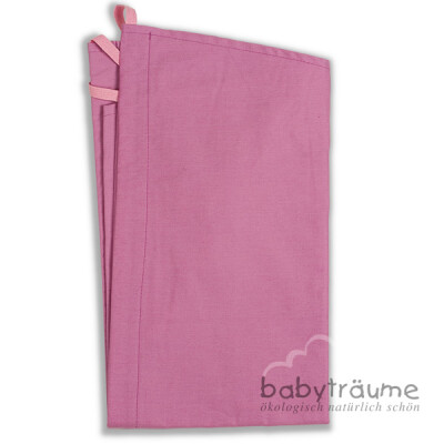 Sonnensegel rosa CertiFlyer mit UV-Schutz UV 20, 100% Baumwolle (kbA) max Zeit i.d. Sonne: 1,5 bis 6 h je nach HT