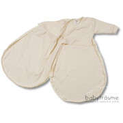 Schlafsack "iobio-Felinchen", 100% Baumwolle (kbA), natur, Größe 44, - für Frühchen und kleine Neugeborene -