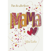 Glückwunschkarte°° 3-D, "für die...