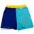 UV-Schutz-Shorts "Seestern", UV 50+, 82% Polyamid (recycelt)/18% Elasthan, grün mit blauem Seestern, Größe 116/122