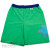 UV-Schutz-Shorts "Seestern", UV 50+, 82% Polyamid (recycelt)/18% Elasthan, grün mit blauem Seestern, Größe 116/122