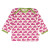 Shirt "lila Schnecke", grüne Bündchen, 100% Baumwolle (kbA), Größe 74/80