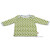 Shirt "grüner Wal", hellblau abgesetzt, 100% Baumwolle (kbA), Größe 74/80