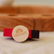Geburtstagsstecker Marienkäfer, Holz, für Geburtstagskranz